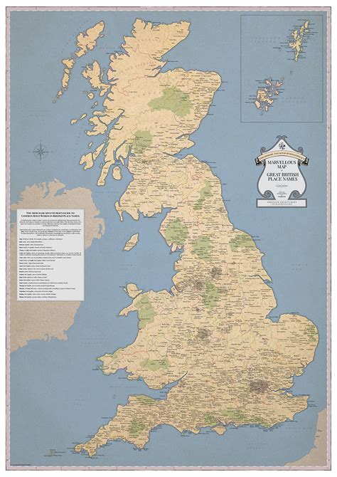 Rude Britain: Check Out This Beautiful New Map of Britain's Rudest and ...