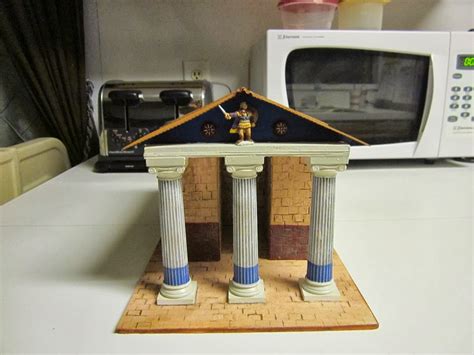 Tides of War: Paint Bench: Building a set of 28mm Greek Temples All ...