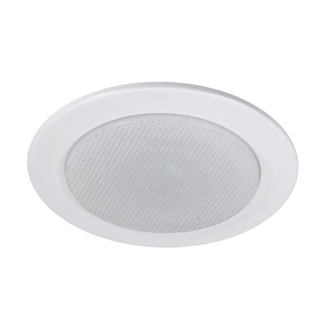 Nicor Lighting 19509X 4-in White Flat Glass Recessed Light Trim in the ...