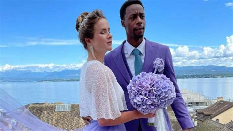 Here come the pictures! Gael Monfils and Elina Svitolina wedding ...