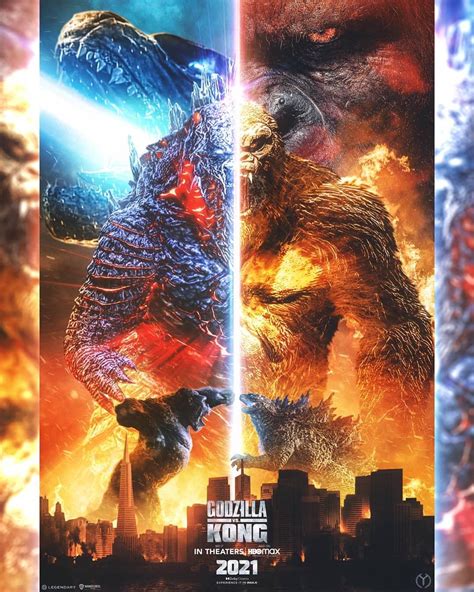 Epic Godzilla vs Kong fan poster | Godzilla | Know Your Meme