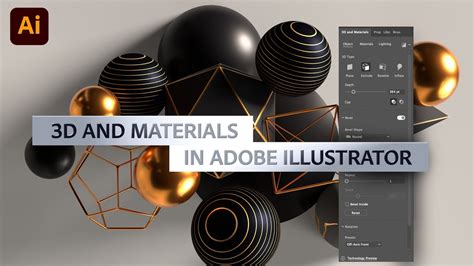 NEW: New 3D and Materials in Illustrator - YouTube