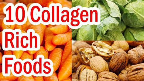 Top 10 Collagen Rich Foods - YouTube | Collagen rich foods, Nutrition ...