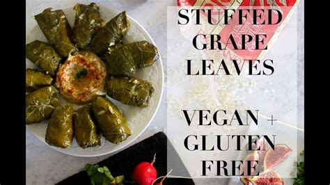 Stuffed Grape Leaves | VEGAN + GLUTEN FREE - YouTube