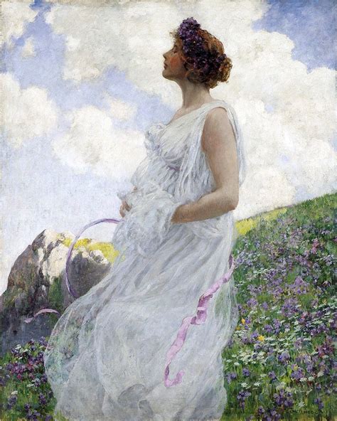 Calypso c.1906 by George Hitchcock (American 1850-1913) oil on canvas ...