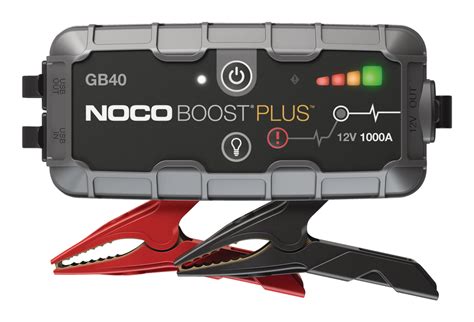 NOCO Genius GB40 Boost Plus Booster Pack/Jump Starter, 1000-Amp, 12V ...