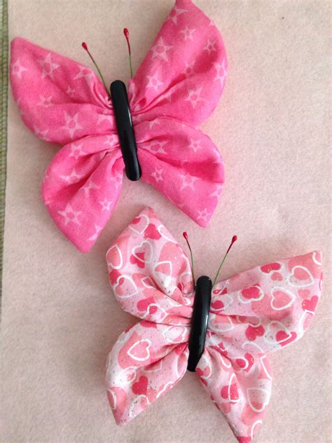 Fabric butterfly Origami Butterfly, Fabric Butterfly, Ribbon Barrettes ...