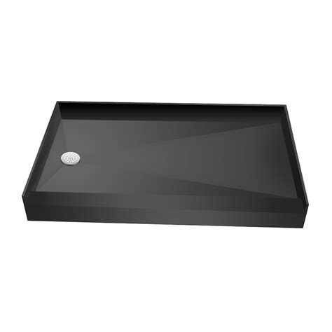 Redi Base® 30x54 Single Curb Shower Pan With Left Drain