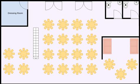 Banquet Floor Plan Template | HQ Printable Documents