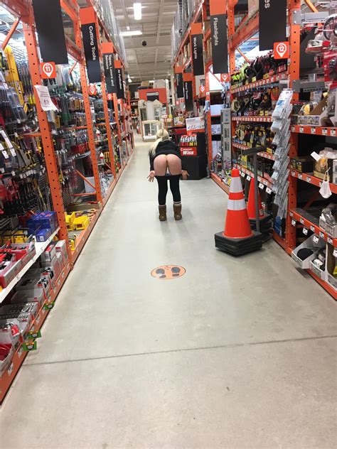 Pulling my pants down in the middle of Home Depot Isle 🤫 : r/public