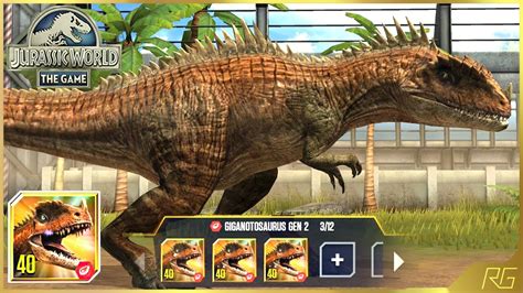 GIGANOTOSAURUS GEN 2 X3 MAX LEVEL 40 VS DEATH DODO, Feeding All ...