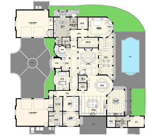 cheapmieledishwashers: 20 Inspirational Tuscan Villa Floor Plans