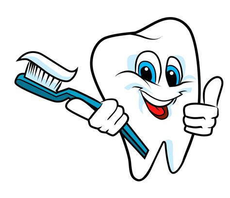 cleaner teeth | Tooth cartoon, Teeth clipart, Brushing teeth