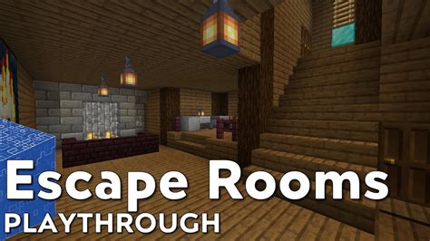 Escape Rooms | Minecraft Puzzle Map Playthrough - YouTube