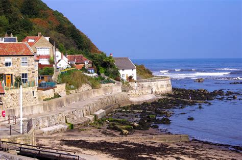 Runswick Bay Beach located in North Yorkshire is a fantastic day out