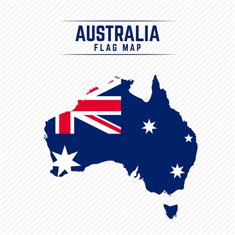 Flag Map of Australia 2400703 Vector Art at Vecteezy