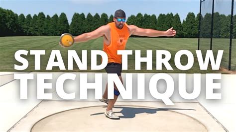 BASIC Discus Throw Technique (the power throw) - YouTube