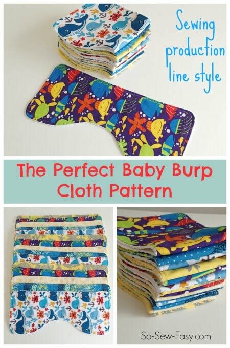 27+ Burp Cloth Sewing Pattern | AbbidZienna