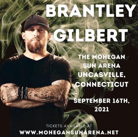 Brantley Gilbert Tickets | 16th September | Mohegan Sun Arena ...