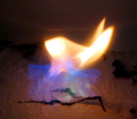 Science Experiment: Make Colored Fire | Preschool Powol Packets