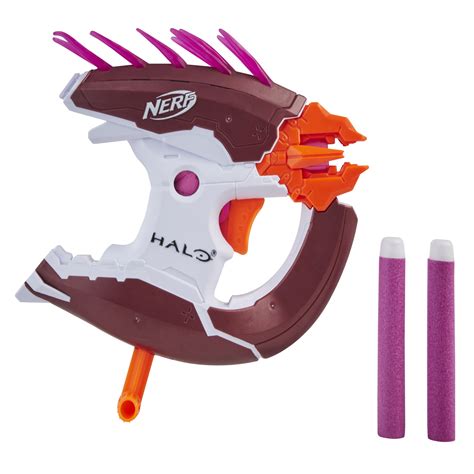 Nerf MicroShots Halo Needler Blaster, for Ages 8 and Up, Includes 2 ...