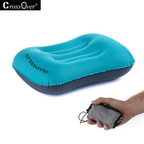 Crossover Self Inflatable Air Pillow Cushion Pillow for Travel Office ...