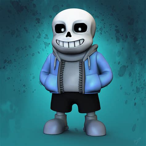 Sans Undertale Character 3D model 3D printable | CGTrader