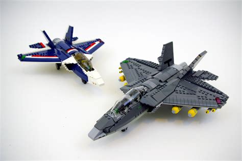 Blue Power Jet Reimagined (and Armed) : lego