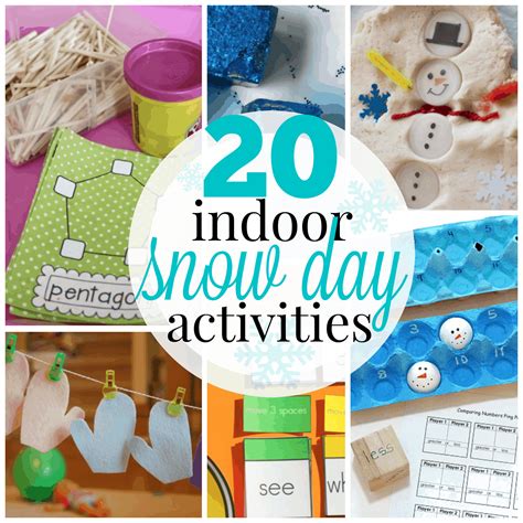 20 Fun Indoor Snow Day Activities - I Can Teach My Child!