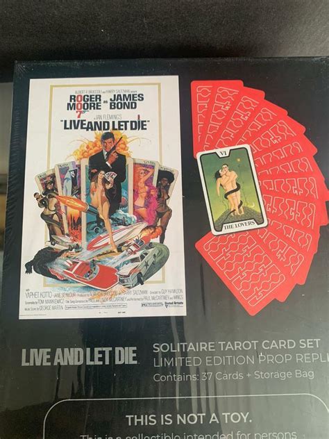 LIVE AND LET DIE TAROT CARDS NEW SEALED JAMES BOND SOLITAIRE | in ...