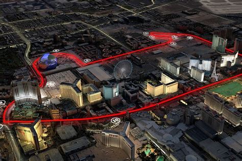 F1 Las Vegas GP circuit layout revealed in 360-degree video