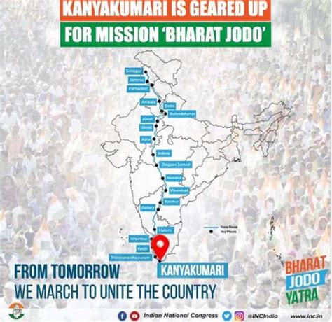 Bharat Jodo Yatra: Rahul Gandhi set for 3,500 km long journey; to sleep ...