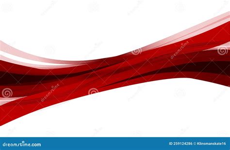 Red Curve Abstract Wave Vector Design Background Stock Illustration ...