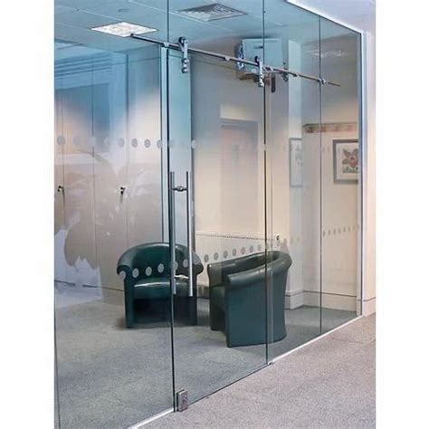 Frameless Glass Door Installation Service in Noida | ID: 10346459030