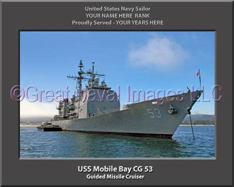 USS Mobile Bay CG 53 : Personalized Navy Ship Photo ⋆ Personalized US ...