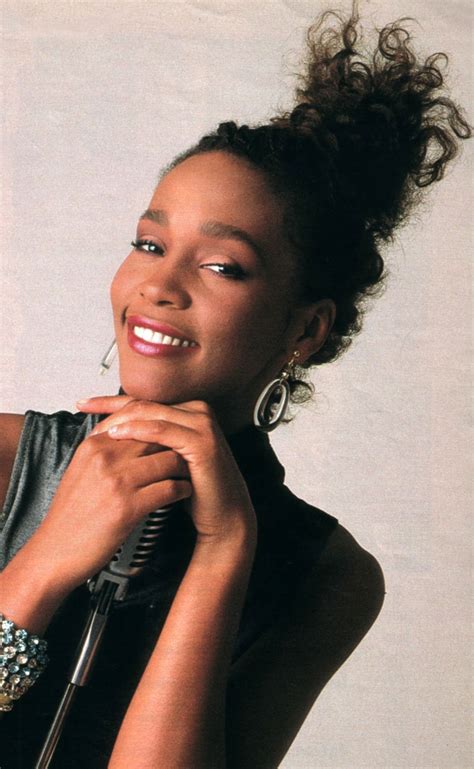 Whitney Houston photographed for Seventeen magazine, November 1985, by ...