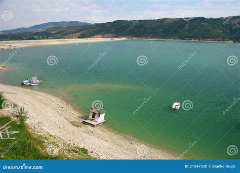 Zlatar lake stock photo. Image of river, forest, boat - 21547330