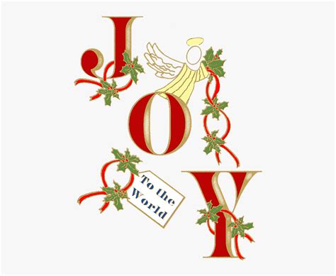 Christmas Joy Clip Art, HD Png Download - kindpng