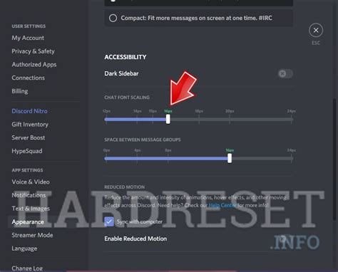 Discordでフォントサイズを変更する方法 - HardReset.info