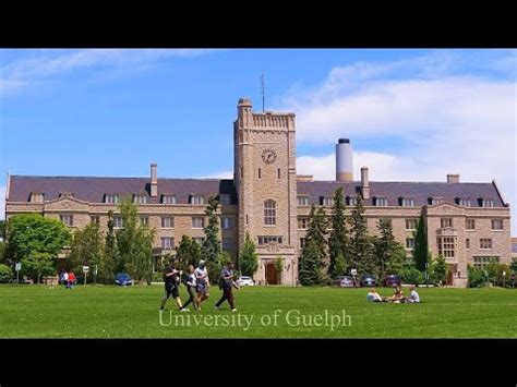 UNIVERSITY of GUELPH Ontario Canada - YouTube