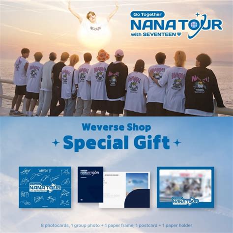 NANA TOUR WITH SEVENTEEN WITH WEVERSE SHOP SPECIAL GIFT PURCHASE ...