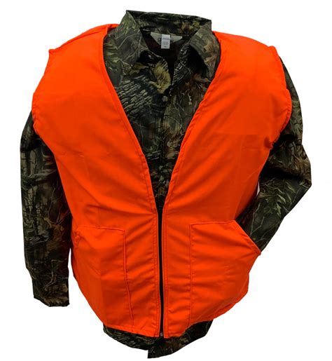 Big & Tall Blaze Orange Hunting Vest – Big Outdoors LLC