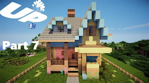 Minecraft: Lets Build Disney Pixar Up House Part 7 Minecraft Project