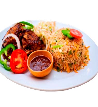 GHANA VEGETABLE FRIED RICE WITH FRIED / GRILLED CHICKEN – JayBaBas Kitchen