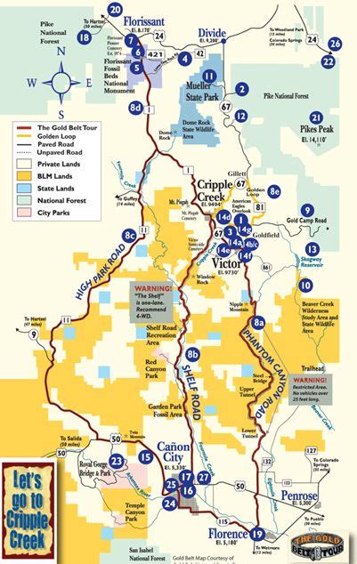 Maps of Cripple Creek | Cripple Creek Colorado | Colorado springs ...