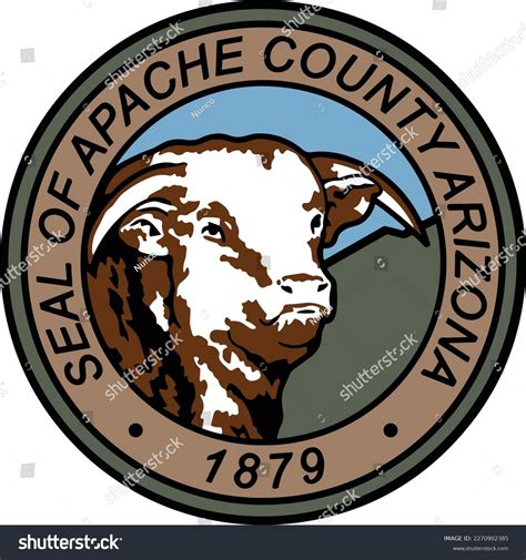 Seal Apache County Arizona Usa Stock Vector (Royalty Free) 2270902385 ...