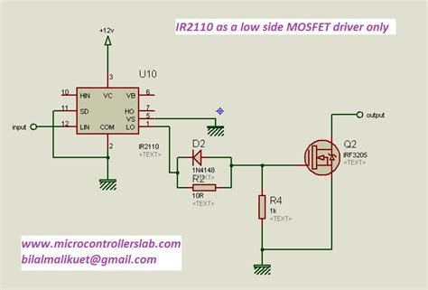 IR2110 Mosfet Driver Pinout, Examples, Applications and How to use ...