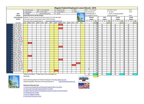 Free Employee Vacation Tracker Excel Template