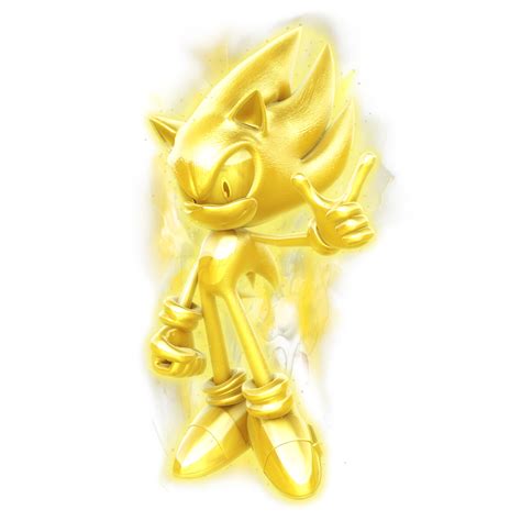 Golden Super Sonic Statue Render by Nibroc-Rock on DeviantArt