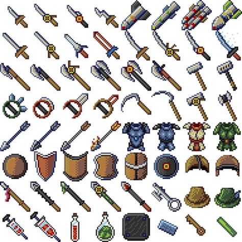 24x24 RPG items by Viktor